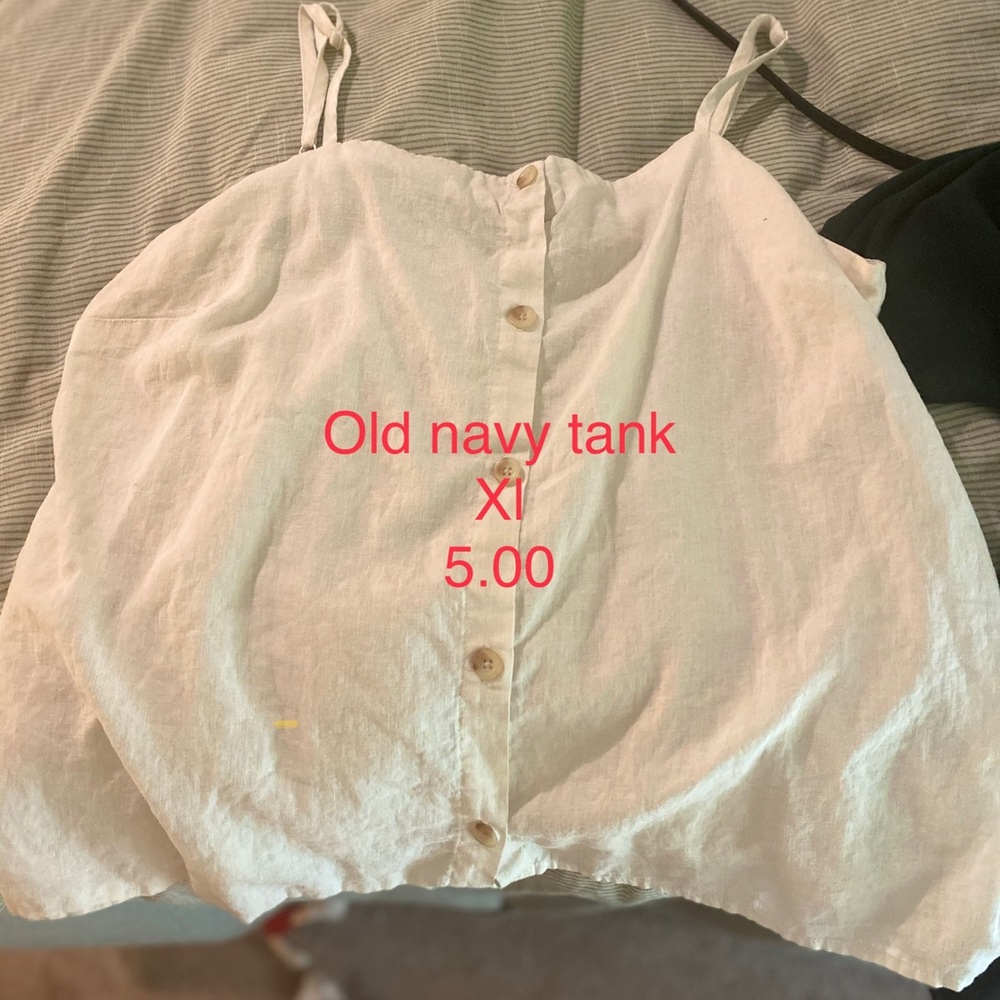 Linen tank